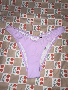 PINK Victoria's Secret Lilac High-Cut Bikini Bottom
